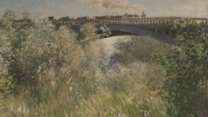 Colección MNBA: El puente de Argenteuil, de Claude Monet