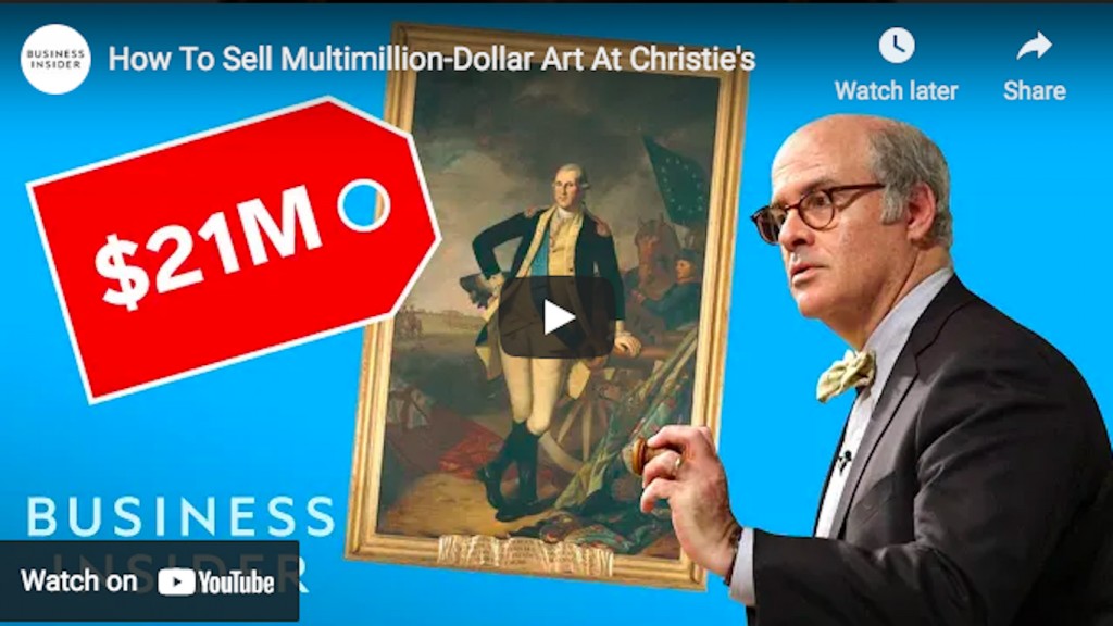 Cómo vender arte multimillonario para Christie&#039;s