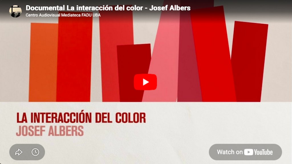 La interacción del color, de Josef Albers