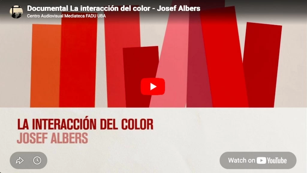La interacción del color, de Josef Albers