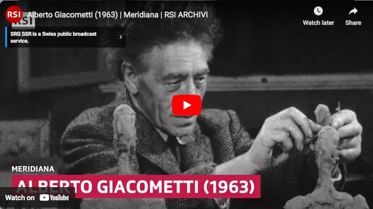 Alberto Giacometti en su estudio