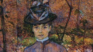 Colección MNBA: Retrato de Suzanne Valadon, pintora, de Henri de Toulouse-Lautrec