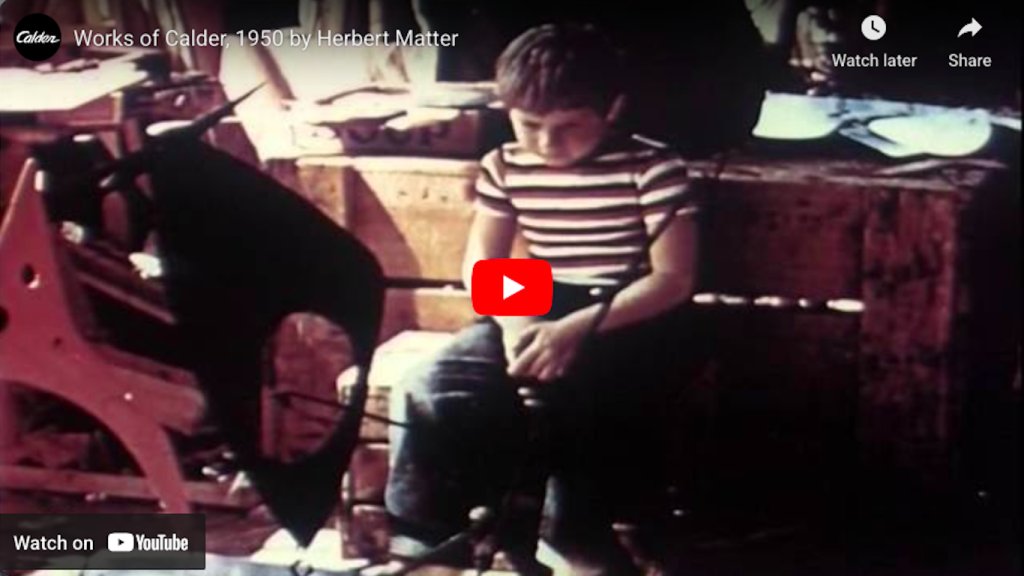 Works of Calder - Herbert Matter (1950)