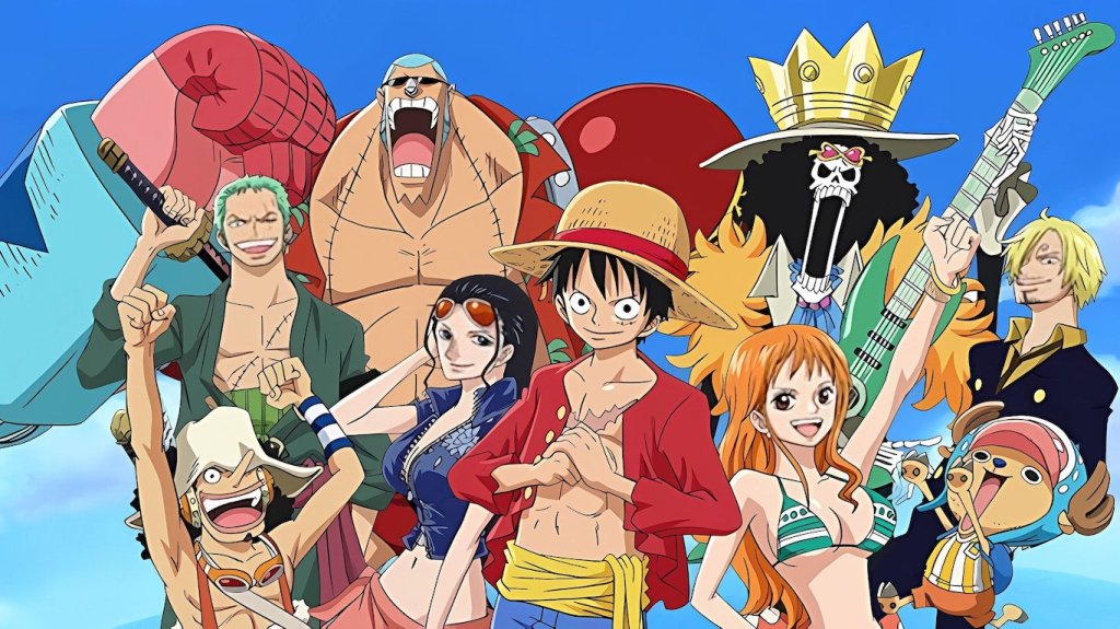 Poster promocional del manga y anime One Piece