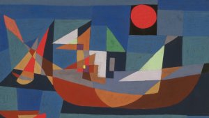 Colección MNBA: Barcos en reposo, de Paul Klee
