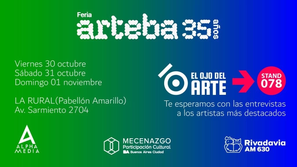 El Ojo del Arte en arteba 2026 + Charlas de arte y sustentabilidad