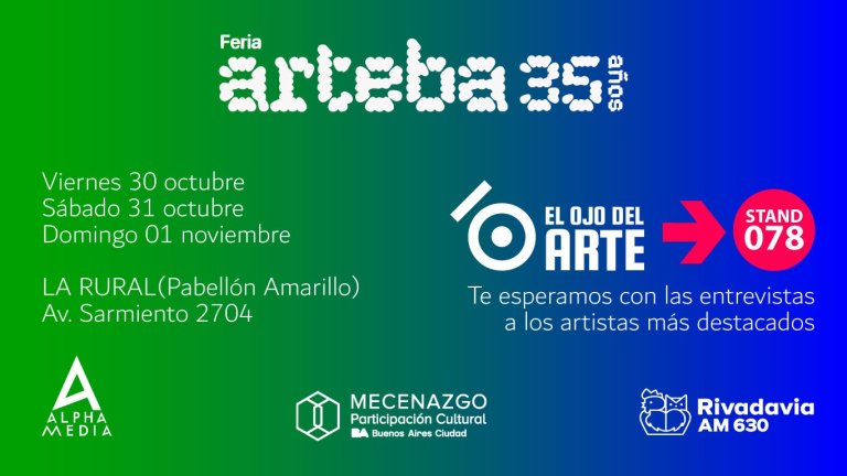 El Ojo del Arte en arteba 2026 - Charlas de arte y sustentabilidad