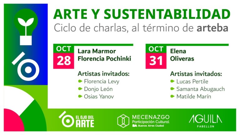 El ojo del arte: Charlas de arte y sustentabilidad + arteba 2026