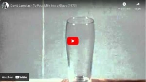 David Lamelas - To pour milk into a glass (1973)