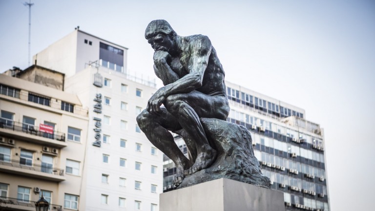El pensador, de Auguste Rodin