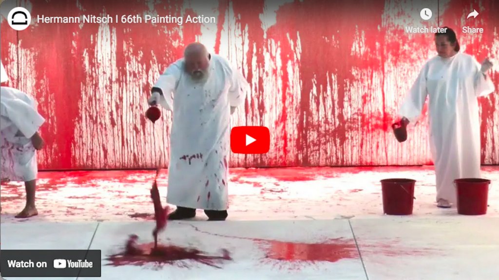 Hermann Nitsch - 66th Painting Action