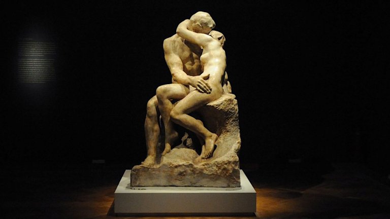Colección MNBA: El beso, de Auguste Rodin