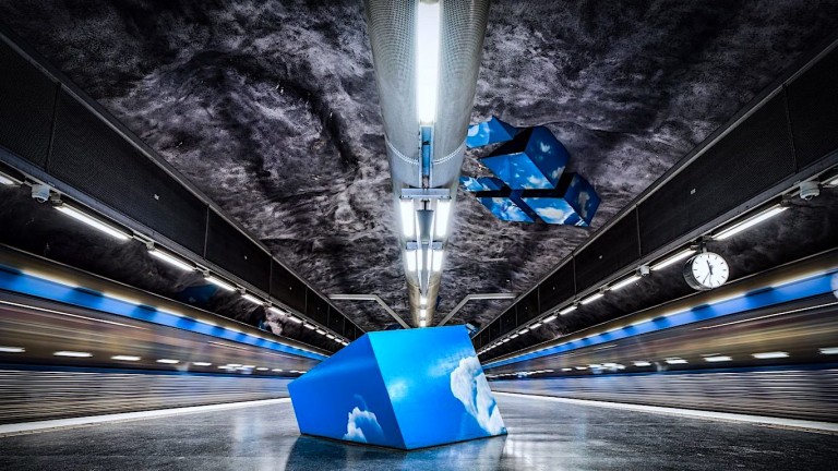 El Metro de Estocolmo (Suecia): un laberinto del arte bajo tierra
