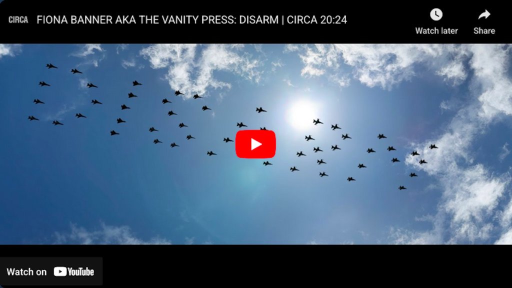 Fiona Banner aka The Vanity Press: DISARM (2024)
