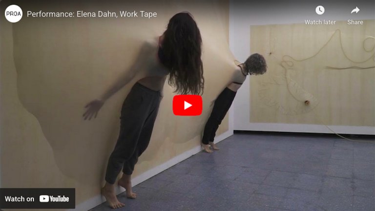 Performance: Elena Dahn, Work Tape (2022)